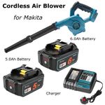 Cordless Air Blower Leaf Snow Dust Home Cleaner for Makita 18V Battery /Charger