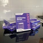 DR DENT Purple Teeth Whitening Strips 7 Treatments Pack of 14 Strips 