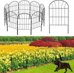 Decorative Garden Fence (60 cm H x 33 cm W, 10 Panels Total Length 3.3 m)