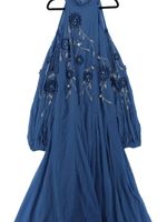 Karen Millen Maxi Dress UK20 in Blue RRP £289