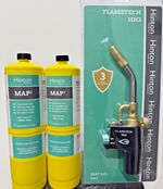 Sale! Yellow MAPP / MAP+ Pro Gas Cylinder 400g /HILTON TOURCH VARRIANT