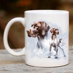 German Shorthaired Pointer Mug, Watercolour Pet Dog - Ideal Gift