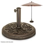 LIVIVO Umbrella Base 9kg Parasol Base Stand Garden Floral Design