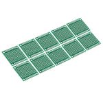 24Pcs 1.2" x 1.2" PCB Board Circuit Prototype Perfboard Solder Boards Green