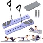 Pilates Reformer Home Gym Fitness Board Resistance Bands Full Body Workout New