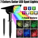 Outdoor Solar Spot Lights Landscape LED Stake Lights Garden Pathway Lawn Lights