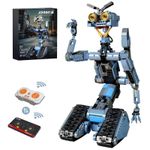 1176 Pieces Johnny 5 Robot Building Blocks Set with Remote Control - Rechargeabl