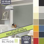 Blackout Vertical Blinds - Complete 89mm Made To Measure Blinds in 14 Colours