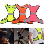 High Visibility Hi Vis Running Vest Reflective Cycling Bib Adjustable Breathable