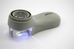 Illuminated scale magnifier 8x