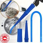 Dryer Vent Cleaning Kit - Universal Vacuum Hose Attachment for Lint Removal