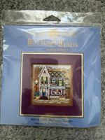 Mill Hill “Millinery Shop” Beaded Cross Stitch Kit. CERAMIC BUTTON. New.