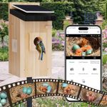 Smart Bird House Camera 5MP Solar WiFi Nest Box 32GB Night Vision Outdoor