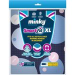 Minky Supersize Smartfit Ironing Board Cover 145x54cm XL Thick Padded Cotton Fit