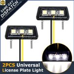 2pcs Universal 3LED Motorcycle Number Plate Light Car Motorbike Bike Tail Light
