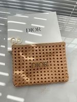 Beauty 2026 Summer Limited Edition Rattan Beige Cosmetic Pouch Storage Bag