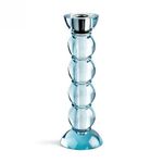 Addison Ross Icy Bobbin Candlestick Blue 23cm (RRP £50)