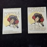 1909 San Francisco Portola Festival Poster Stamp MAJOR MISCUT ERROR Freak EFO