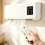 Ductless Wall Mounted Air Conditioning Unit, Dual Cool & Heat Split Fan
