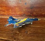 MiG-29 Mikoyan 1:144 Diecast Military Jet Model Blue/Yellow With Stand