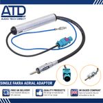 Universal Aerial Adapter Car Stereo Fakra to DIN Antenna Amplified Lead CT27AA14