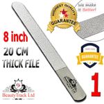 Branded Professional Diamond Deb Foot Care Skin Podiatry And Nail File Steel 8"