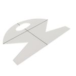 Bowl Cozy Template 10 Inches Transparent Smoothing Acrylic Basket Bag Template