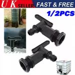 1/2PCS Water Butt Tap Hozelock Barrel Plastic Adaptor Beer Rain Brew 3/4"