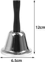 Stainless Steel Hand Bell Loud Reception Service Desk Counter Tea Dinner Bell