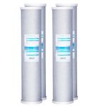 Geekpure Carbon Block Whole House Replacement Water Filter 20" x 4.5"- Pack 4