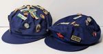 Mao Communist Party Caps with Chinese Communist/Cultural Pins Authentic Lot Of 2