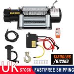Heavy Duty Electric Winch 12V 13500lb/6123kg Steel Rope Wireless Remote Control