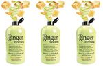 Treacle Moon One Ginger Morning Shower & Bath Gel 500ml, Pack of 3