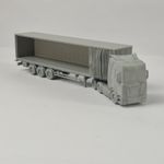 Model Railway scenery Long Curtain Trailer Kits and Truck Lorry OO Gauge 1:76