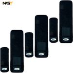 3x Pks NGT Rod Bands 2 Pc Neoprene Carp Fishing With Lead Pouch For Made Up Rods