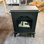 Free Standing Ethanol Fireplace, Bioethanol Heater Stove Fire with 0.9L Tank, 3 