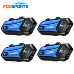 Fodsports M1-S Plus Motorcycle Bluetooth Headset Helmet Intercom 10-Way 2000m UK