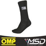 OMP First Calf Length FIA 8856-2018 Approved Socks - Black