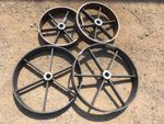 . Shepherds Hut Wheels 2x 18” And 2x 24” Wheels