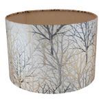 Bolderwood  Handmade Lampshade Grey with Gold Highlights