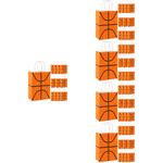 Basketball Candy Bags Kraft Paper Goodie Bags Orange Party Favor Gift Containers