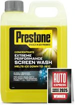 Prestone Screenwash Concentrate 2.5L, Screen Wash For Cars High Performance,2.5L