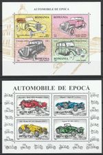Romania 1996 Cars 2 MNH sheets