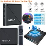 Android 16.0 Smart TV Box 14K Quad Core HD 16GB+256GB WIFI Media Stream Player