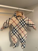 Burberry kids Check Down Puffer Suit - 3M 62cm