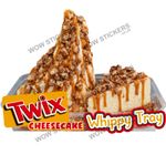ice cream van sticker Twix Cheesecake whippy Tray trailer decal (choose size)