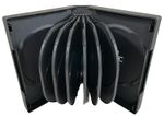 14 Disc 45mm 6 Trays Standard Black DVD Replacement Movie Case With Clear Sleeve