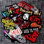 Random Lot of 50 Music Band Patches Iron On Punk Rock Heavy Metal Sew
