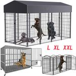 XXL Large Heavy Duty Dog Cage Kennel Steel Metal Pet Dog Crate Playpen Training 