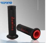 Domino A010 Full Diamond Grips - Black & Red - Fits Road Bikes